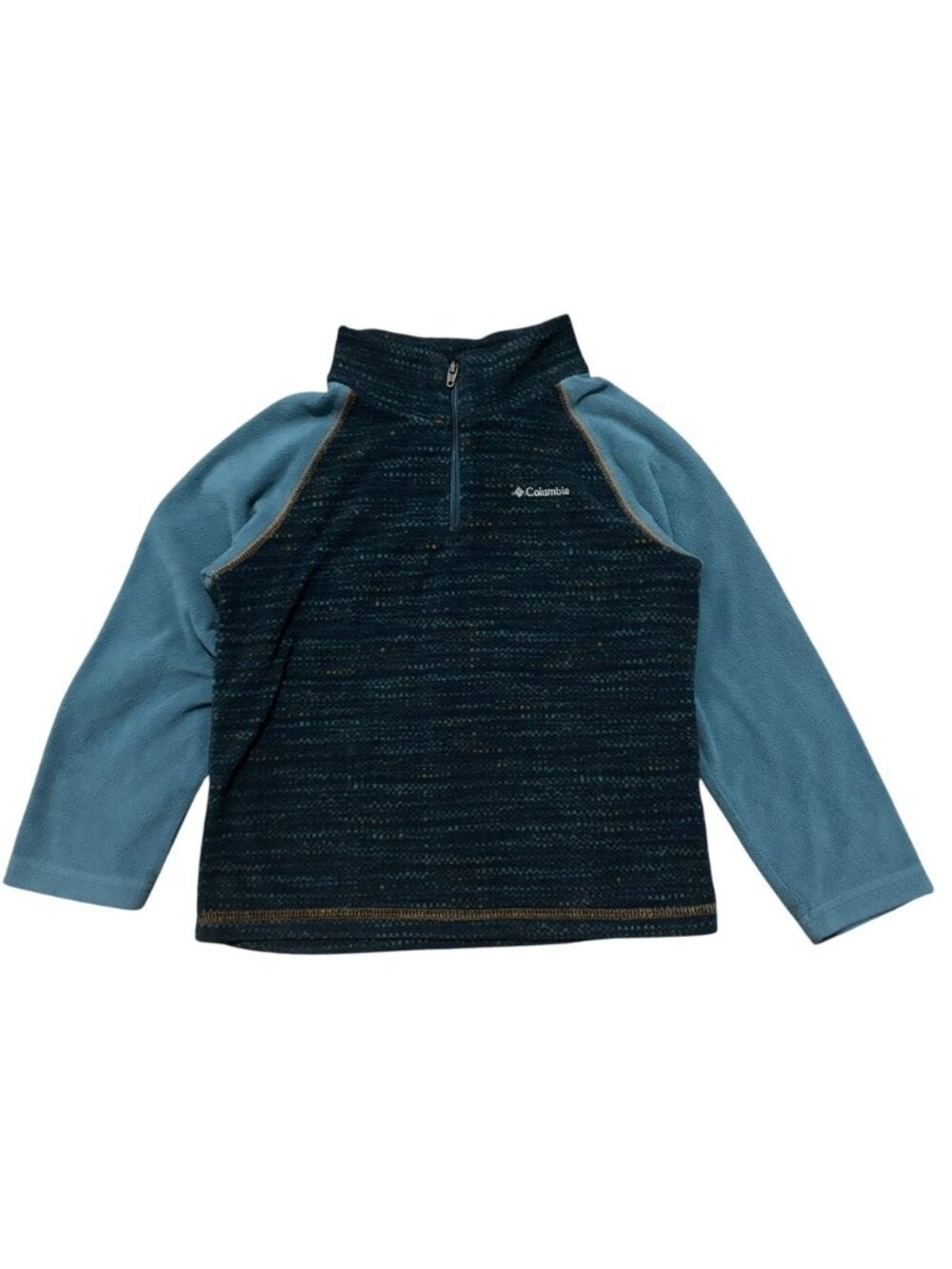 Columbia Jacket 4T‎ Kids Blue 1/4 Zip Fleece Pullover Mock Neck Sweater 4T Boys